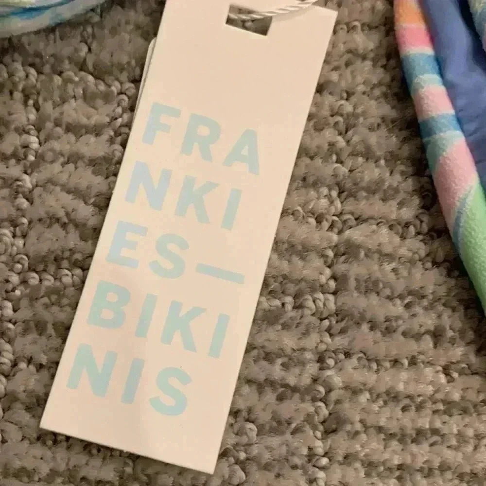 Frankies Bikinis Tia Terry String Bikini Bottom - Picture 5 of 9